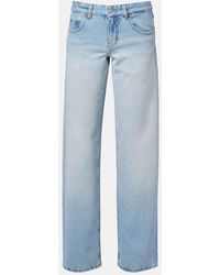 Victoria Beckham - Harper Low-Rise Straight Jeans - Lyst