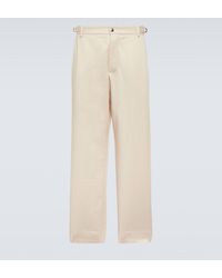 Jacquemus - Le Pantalon Jean Cotton And Linen-blend Trousers - Lyst