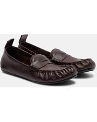Acne Studios - Leather Penny Loafers - Lyst