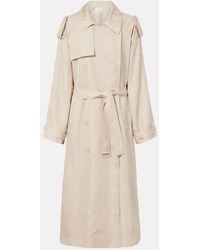 Frankie Shop - Veyron Ovesized Twill Trench Coat - Lyst