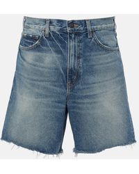 Nili Lotan - Shorts di jeans Russel a vita bassa - Lyst