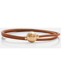 Loewe - Armband Anagram Aus Leder - Lyst