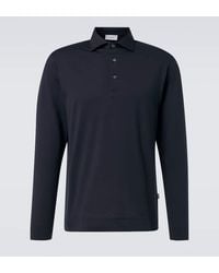 Lardini - Polopullover Aus Baumwolle Und Seide - Lyst