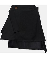 Vivienne Westwood - Wool Mini-skirt - Lyst
