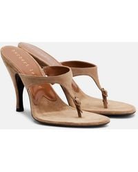 Herbert Levine - Kiss And Tell 100 Suede Mules - Lyst