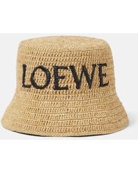 Loewe - Paula's Ibiza Logo Bucket Hat - Lyst