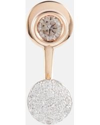 Pomellato - Sabbia 18kt Rose Gold Single Earring With Diamonds - Lyst