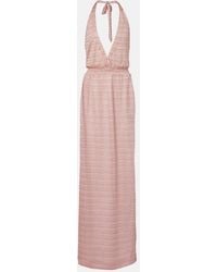 Melissa Odabash - Mariah Lame Maxi Dress - Lyst