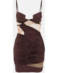 Nensi Dojaka - Abito Corto Asimmetrico - Lyst