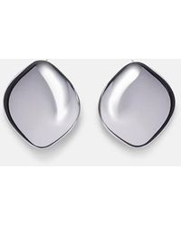 Jennifer Fisher - Ohrringe Puffy Cushion, Rhodiniert - Lyst