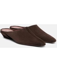 Paris Texas - Belle 25 Suede Mules - Lyst