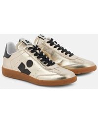 Isabel Marant - Metallic Leather Kaycee Sneakers Shoes - Lyst