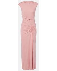 Jonathan Simkhai - Acacia Ruched Jersey Maxi Dress - Lyst