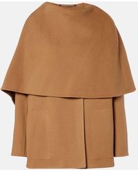 Altuzarra - Dak Caped Wool-Blend Coat - Lyst