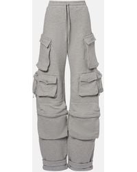 The Attico - Cotton Jersey Sweatpants - Lyst