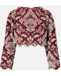 FARM Rio - Floral Crop Top - Lyst