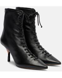 Jacquemus - Leather Ankle Boots - Lyst
