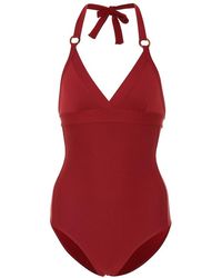 Max Mara Costume intero Valdai - Rosso