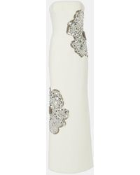 Rebecca Vallance - Layana Strapless Embellished Gown - Lyst