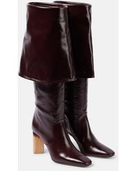 Chloé - Stiefel Georgia 90 Aus Leder - Lyst