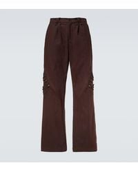 Kiko Kostadinov - Estike Cotton-Blend Wide-Leg Pants - Lyst