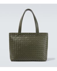 Bottega Veneta - Intrecciato Small Leather Tote Bag - Lyst