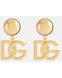 Dolce & Gabbana - Mini Logo Earrings - Lyst