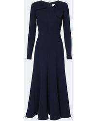 Roland Mouret - Bow-Detail Wool Crepe Cocktail Dress - Lyst
