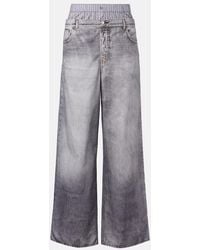 Acne Studios - Printed Trompe L'Oeil Pants - Lyst