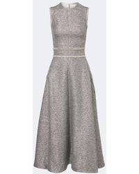 Safiyaa - Ornette Tweed Midi Dress - Lyst