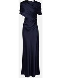 Stella McCartney - Abito Lungo Con Mantella - Lyst