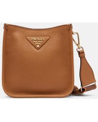Prada - Schultertasche Mini Aus Leder - Lyst
