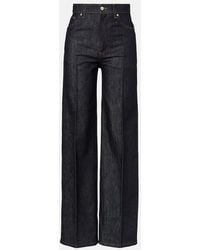 Stella McCartney - Mid-Rise Wide-Leg Jeans - Lyst