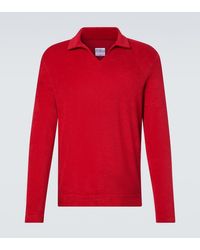 Fedeli - Peter Cotton Terry Polo Sweater - Lyst