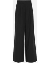 JOSEPH - Wool-Blend Wide-Leg Pants - Lyst