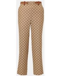 Gucci - Gg Supreme Trousers - Lyst