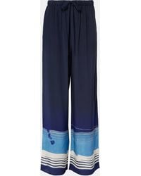 Sir. The Label - Mariner Silk Crepe Wide-leg Pants - Lyst