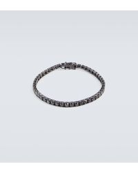 SHAY - 18kt Black Gold Tennis Bracelet With Diamonds - Lyst