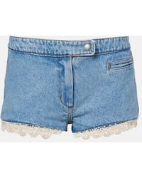 Magda Butrym - Denim Shorts - Lyst