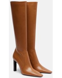 Saint Laurent - Botas Altas Francoise 95 De Piel - Lyst