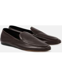 The Row - Awar Leather Loafers - Lyst