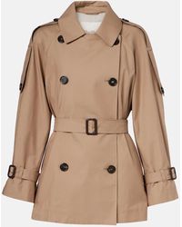 Max Mara - Caroline Cotton-Blend Trench Coat - Lyst