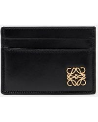 Loewe - Puffer Anagram Leather Card Holder - Lyst
