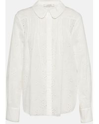 Dorothee Schumacher - Camicia Embroidered Ease in cotone - Lyst