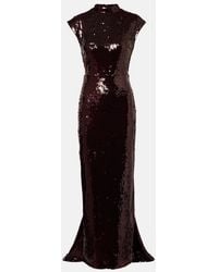ROTATE BIRGER CHRISTENSEN - Kamaja Sequined Gown - Lyst