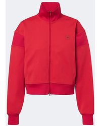 adidas By Stella McCartney - Logo Zip-Up Sweatshirt - Lyst