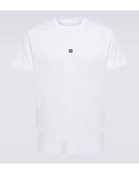 Givenchy - T-Shirt mit 4G-Stickerei - Lyst