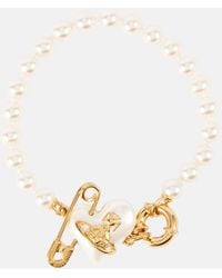 Vivienne Westwood - Orietta Faux Pearl Bracelet - Lyst