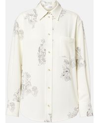 Victoria Beckham - Floral Shirt - Lyst