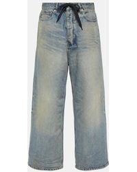 Balenciaga - Mid-Rise Wide-Leg Jeans - Lyst